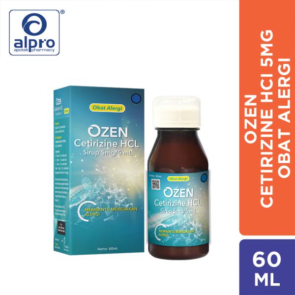Ozen 5Mg Syrup 60Ml - Atasi Alergi